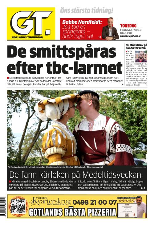 Gotlands Tidningar 6.8.2026