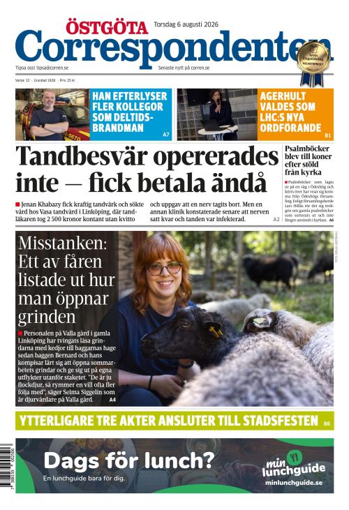 Östgöta Correspondenten 6.8.2026