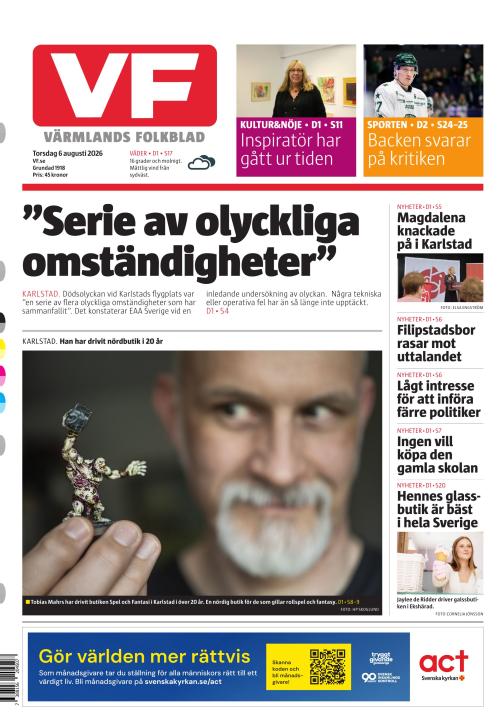 Värmlands Folkblad 6.8.2026
