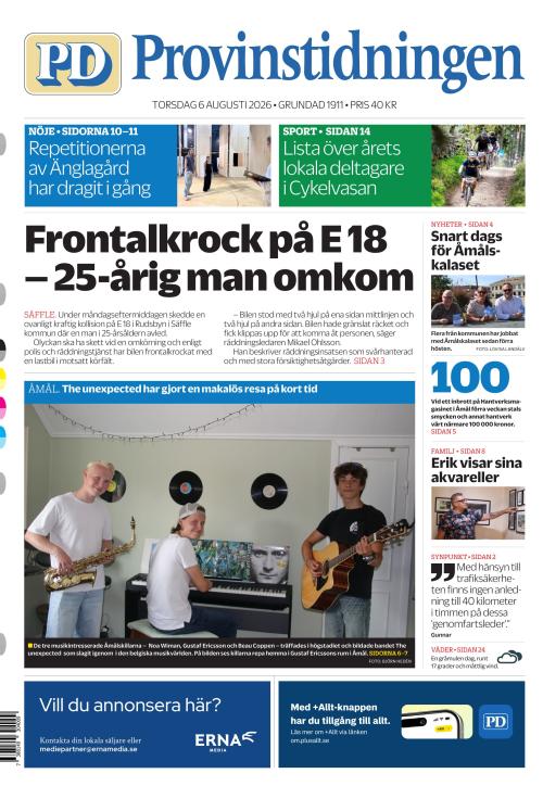 Provinstidningen Dalsland 6.8.2026