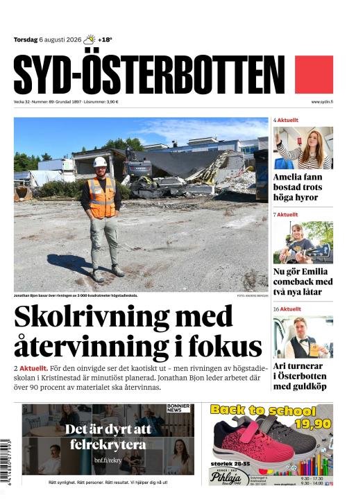Syd-Österbotten 6.8.2026