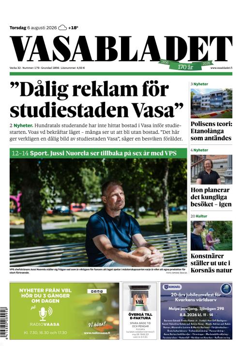Vasabladet 6.8.2026