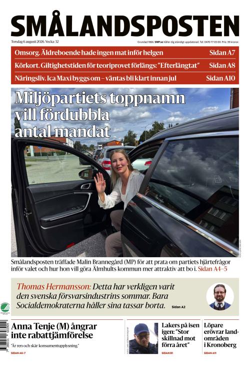 Smålandsposten 6.8.2026