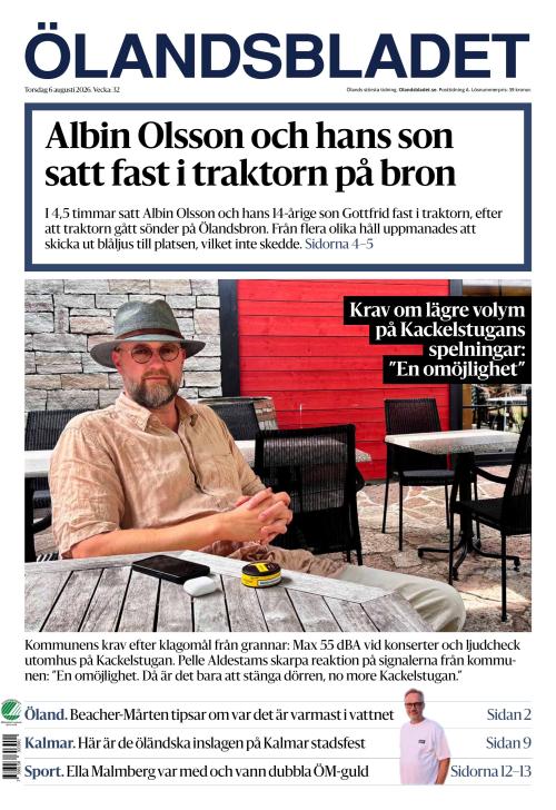 Ölandsbladet 6.8.2026