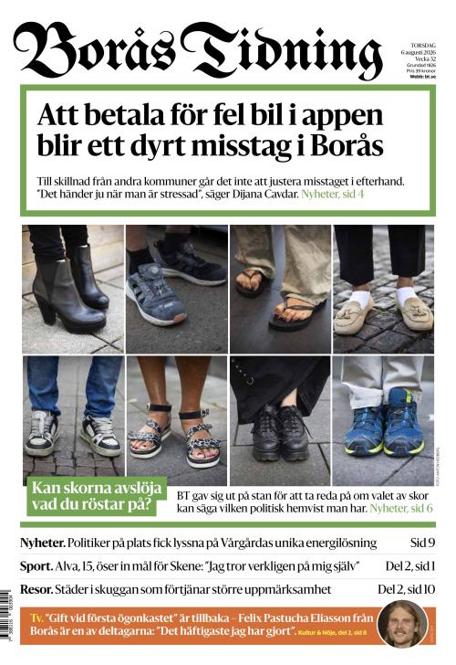 Borås Tidning 6.8.2026