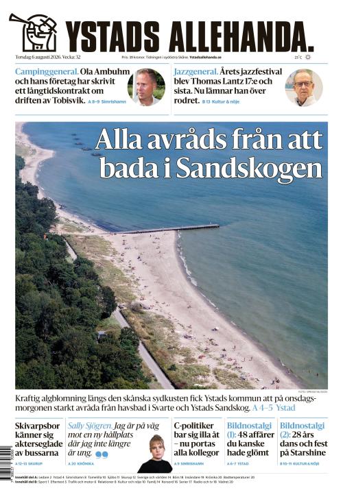 Ystads Allehanda 6.8.2026