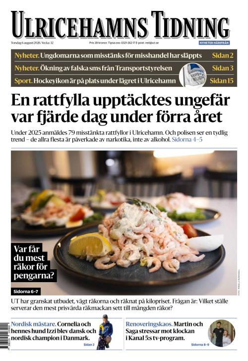 Ulricehamns Tidning 6.8.2026