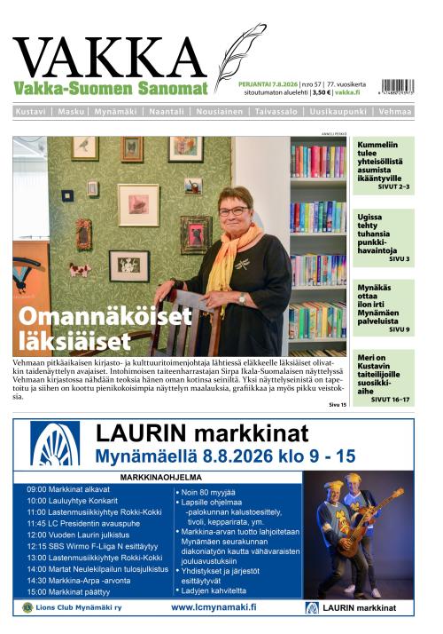 Vakka-Suomen Sanomat 7.8.2026