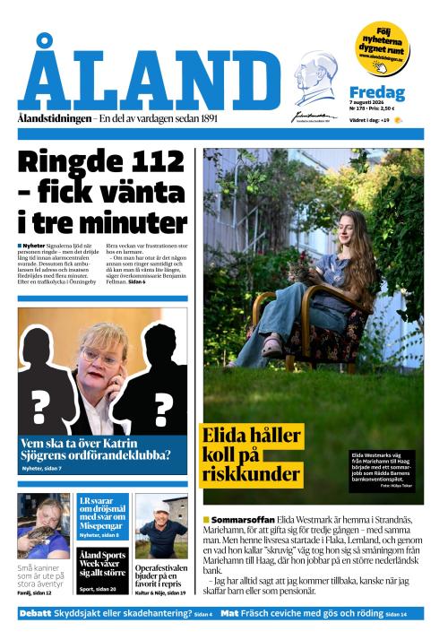 Ålandstidningen 7.8.2026