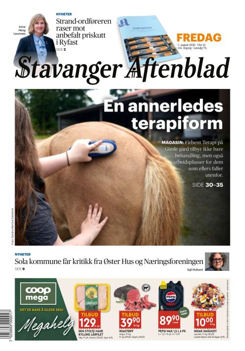 Stavanger Aftenblad 7.8.2026