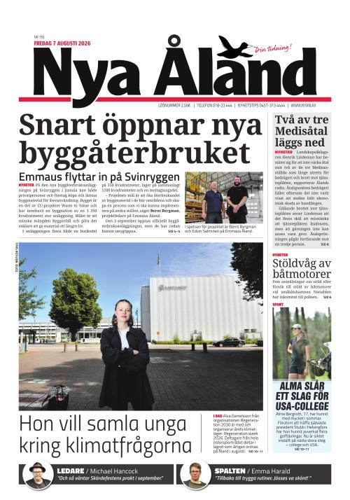 Nya Åland 7.8.2026