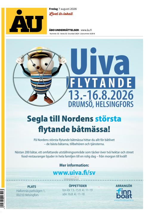 Åbo Underrättelser 7.8.2026