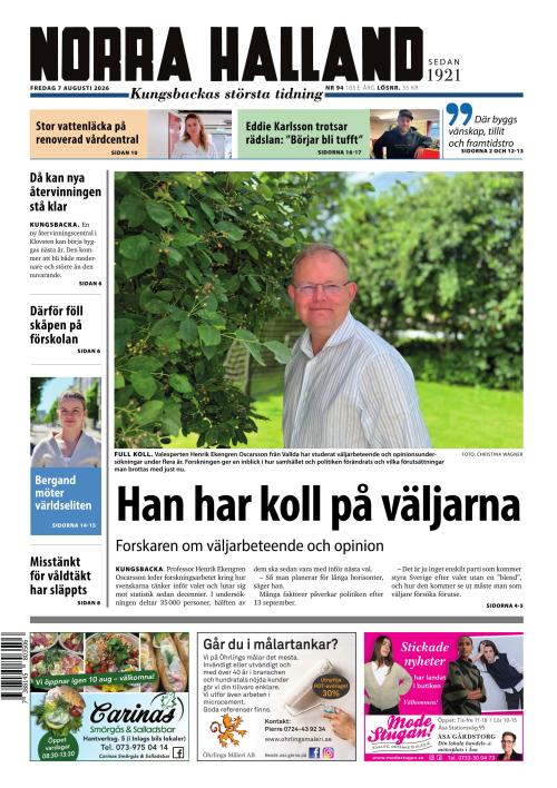 Norra Halland 7.8.2026