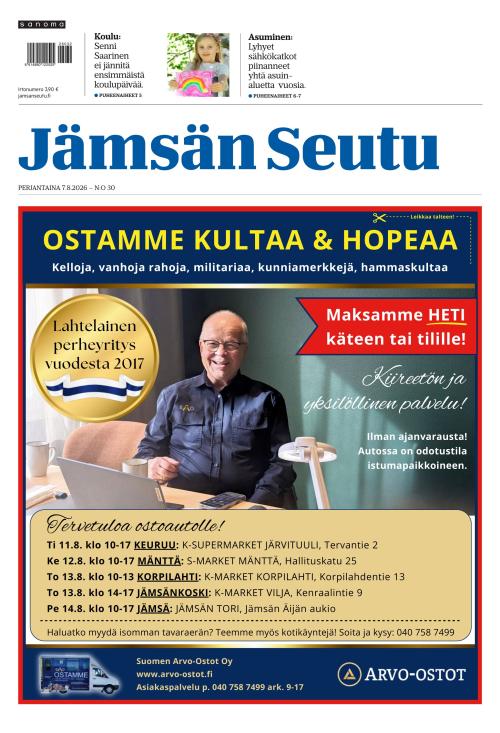 Jämsän Seutu ja Vekkari 7.8.2026