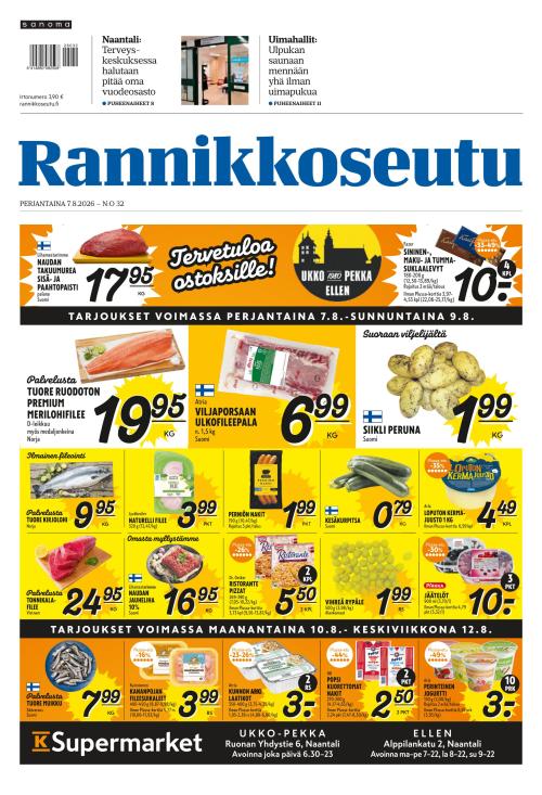 Rannikkoseutu 7.8.2026