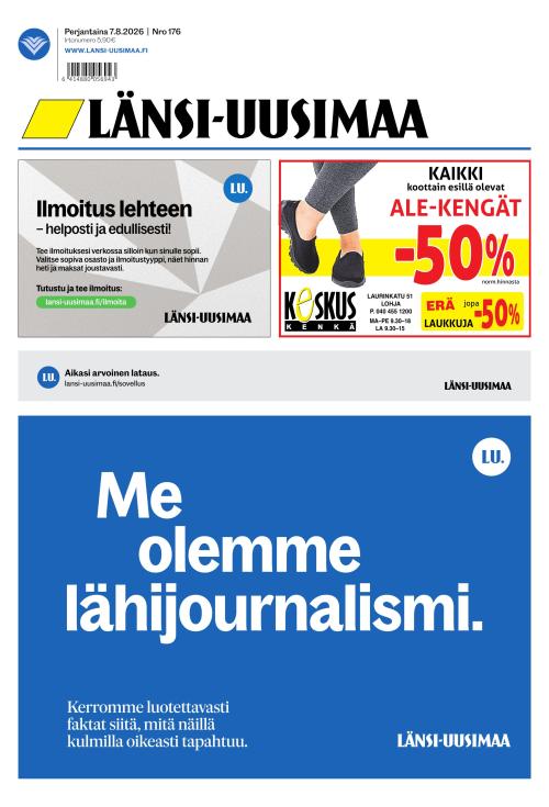 Länsi-Uusimaa 7.8.2026