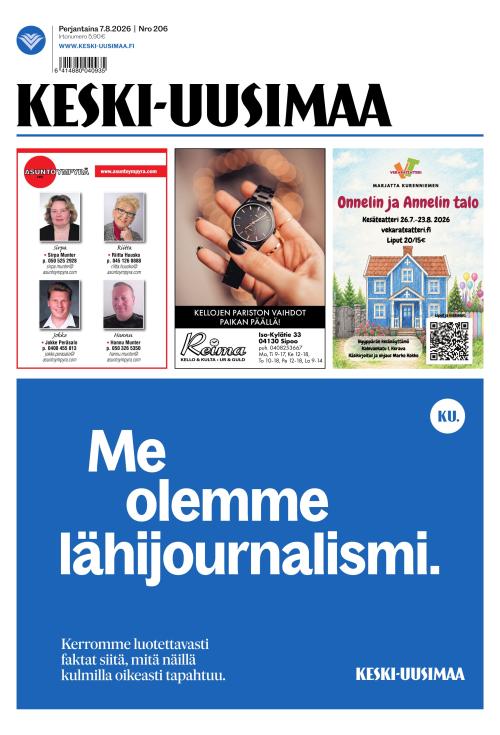 Keski-Uusimaa 7.8.2026