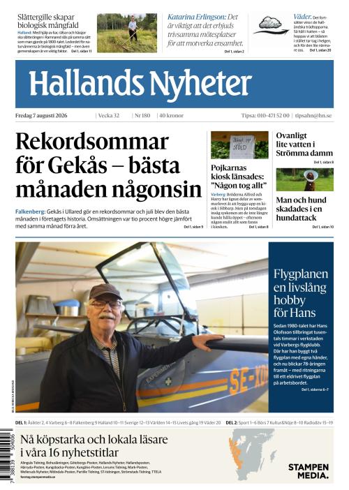 Hallands Nyheter 7.8.2026