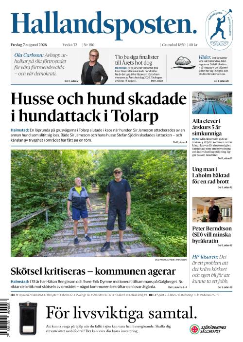 Hallandsposten 7.8.2026