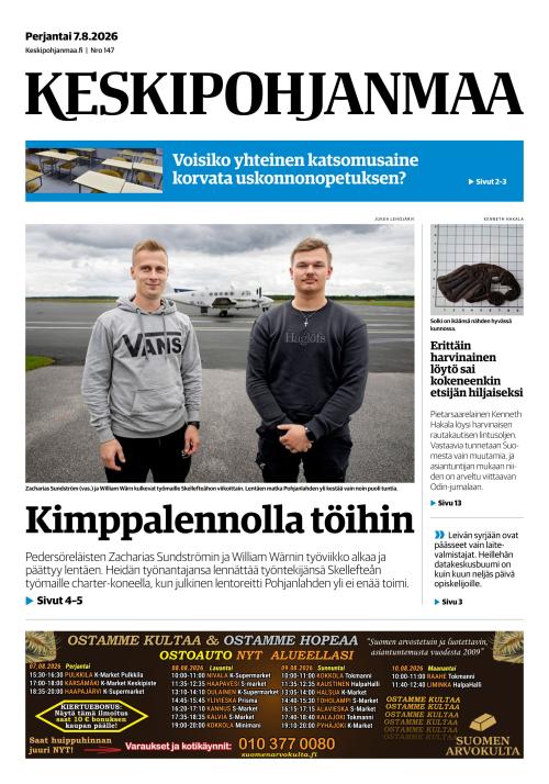 Keskipohjanmaa 7.8.2026