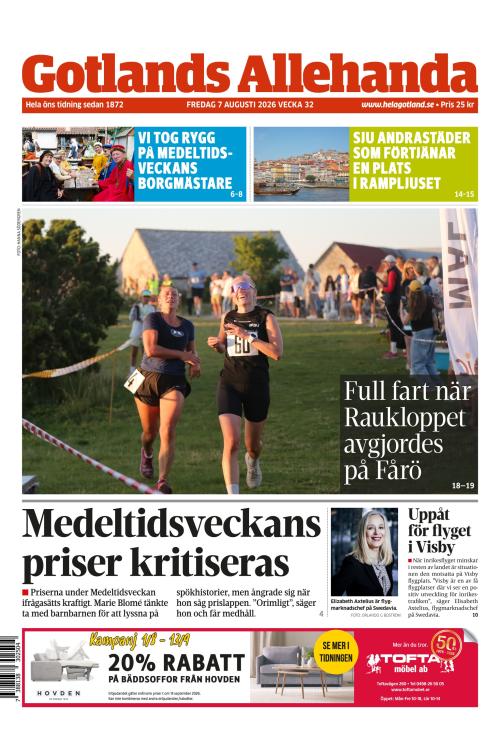 Gotlands Allehanda 7.8.2026