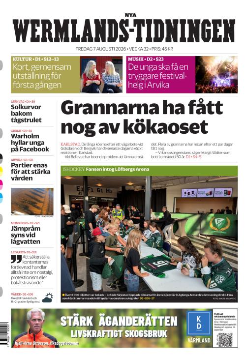 Nya Wermlands-Tidningen 7.8.2026