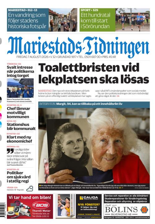 Mariestads-Tidningen 7.8.2026