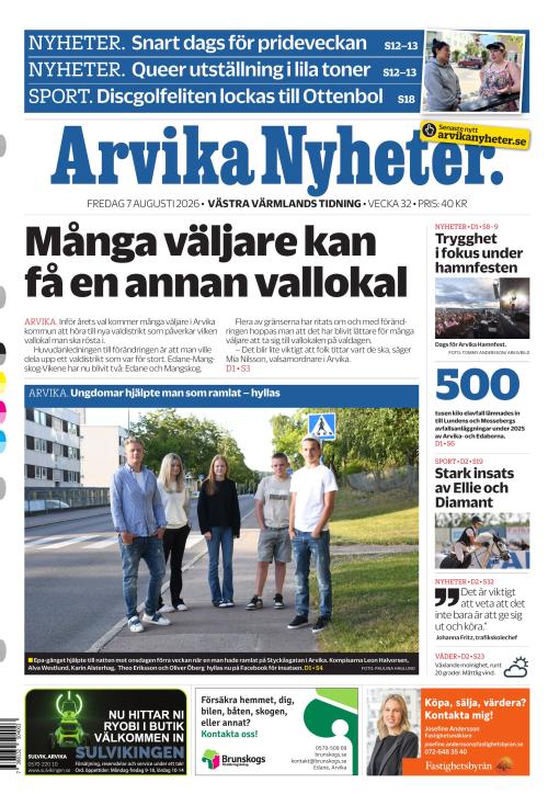 Arvika Nyheter 7.8.2026