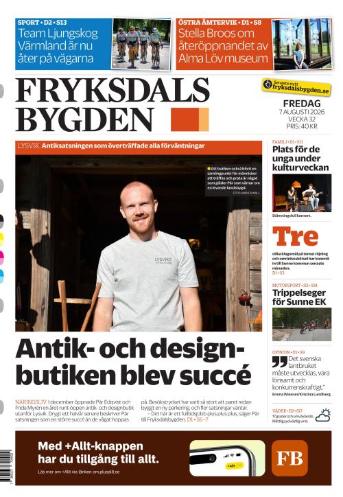 Fryksdals-Bygden 7.8.2026