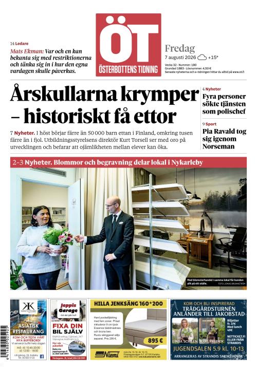Österbottens Tidning 7.8.2026
