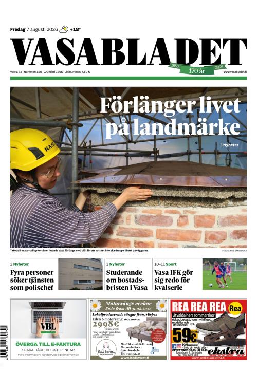 Vasabladet 7.8.2026