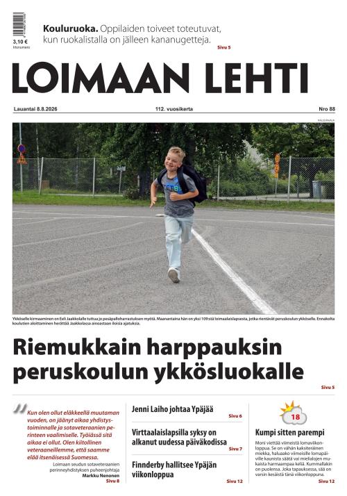 Loimaan Lehti 8.8.2026