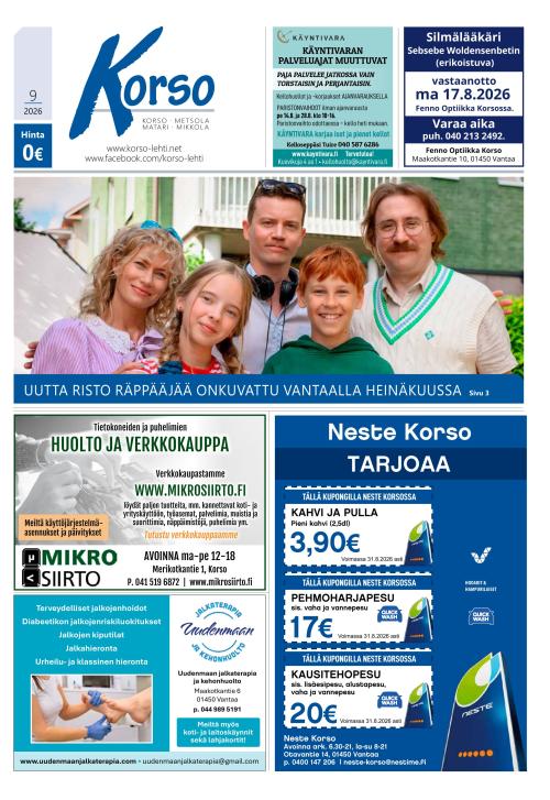 Korso-lehti 7.8.2026