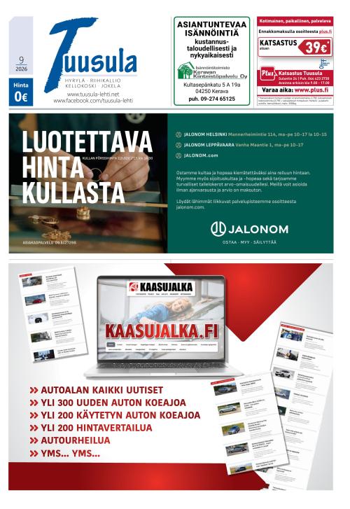 Tuusula-lehti 7.8.2026
