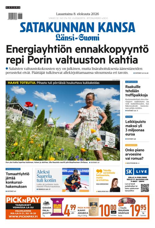 Satakunnan Kansa Länsi-Suomi 8.8.2026