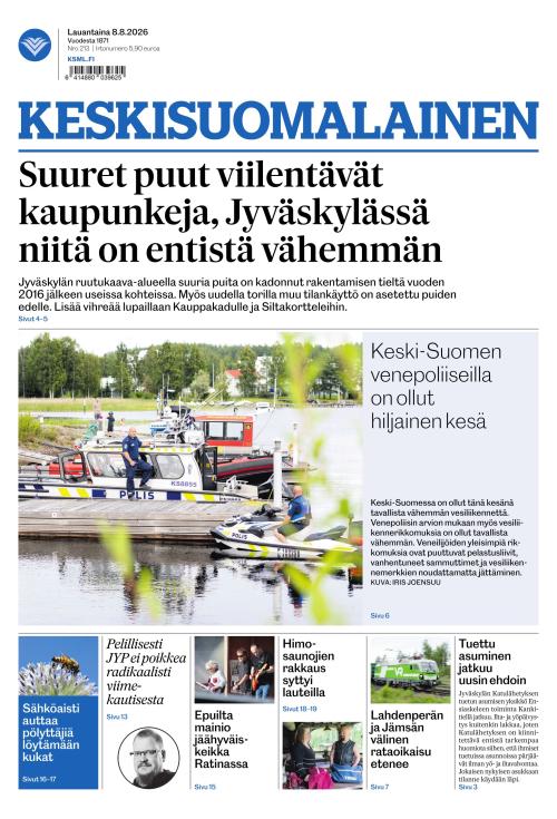 Keskisuomalainen 8.8.2026