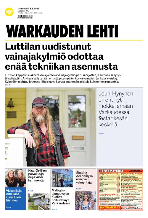 Warkauden Lehti 8.8.2026