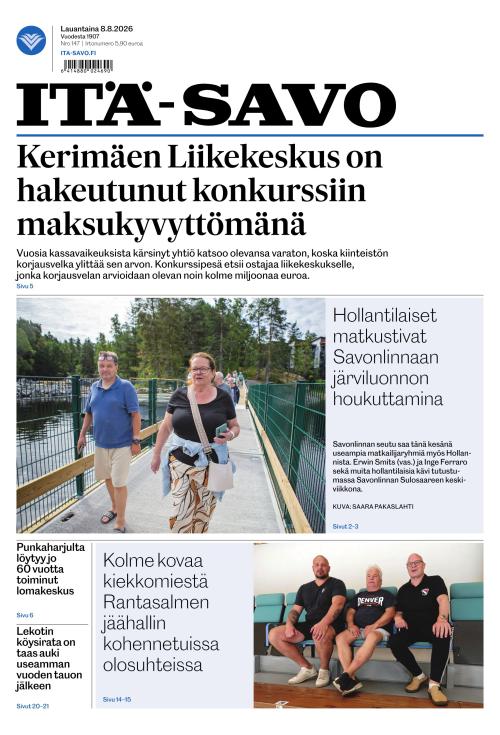 Itä-Savo 8.8.2026