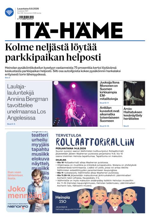 Itä-Häme 8.8.2026