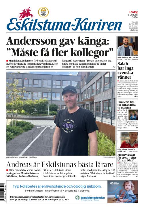 Eskilstuna-Kuriren 8.8.2026