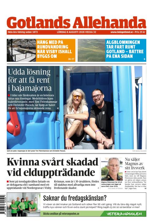 Gotlands Allehanda 8.8.2026