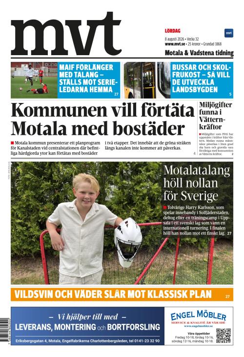 Motala Vadstena Tidning 8.8.2026