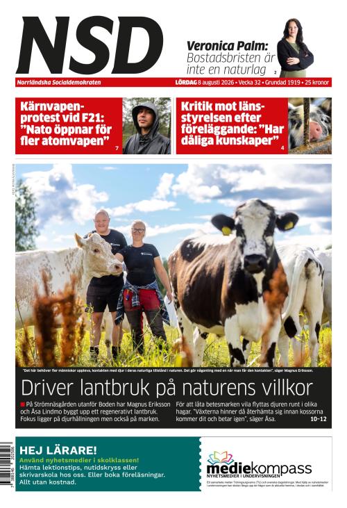 Norrländska Socialdemokraten 8.8.2026