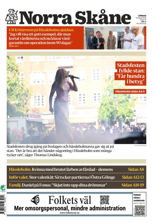 Norra Skåne 8.8.2026