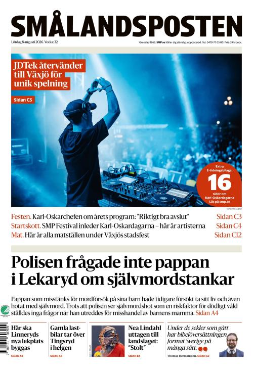 Smålandsposten 8.8.2026