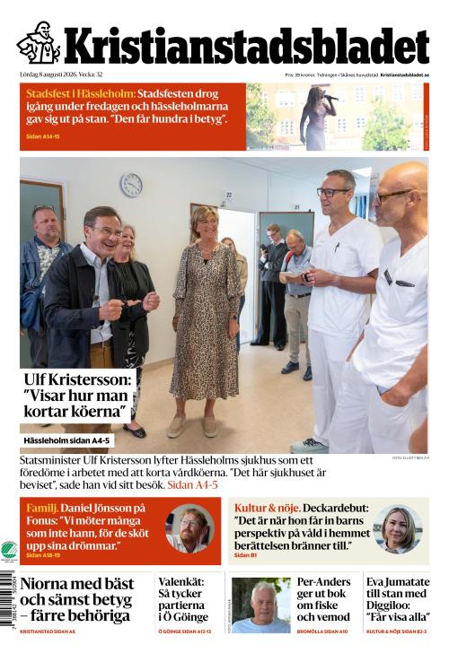 Kristianstadsbladet 8.8.2026