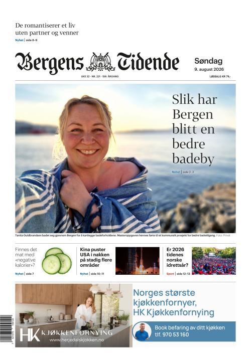 Bergens Tidende 9.8.2026