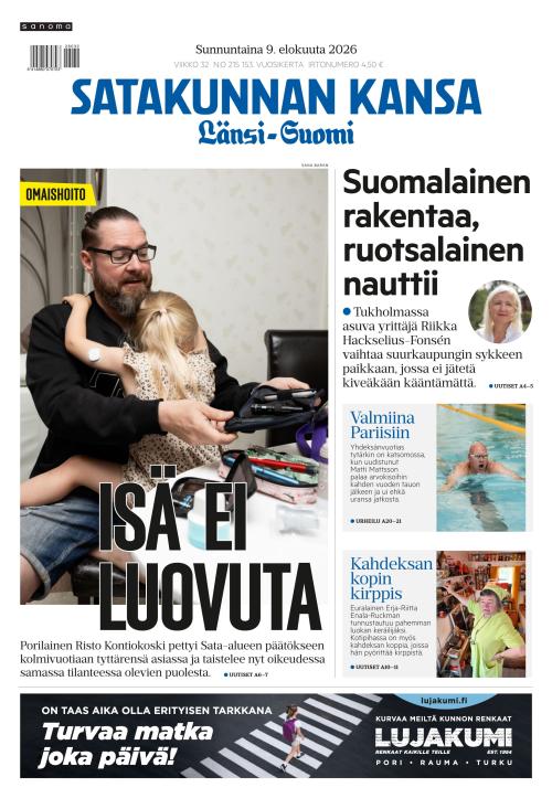 Satakunnan Kansa Länsi-Suomi 9.8.2026