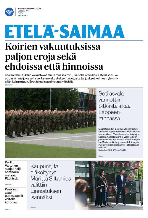Etelä-Saimaa 9.8.2026