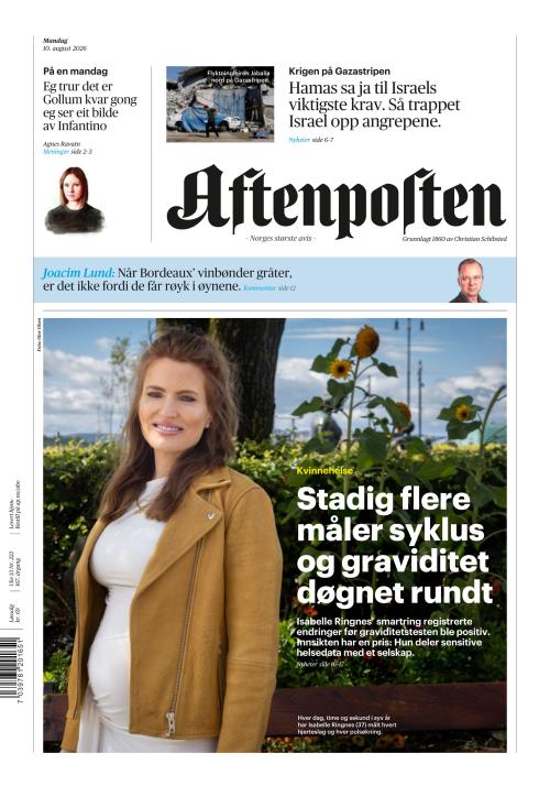 Aftenposten 10.8.2026